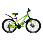 Велосипед CrossBike Aspect 24" 11" Неоновый зеленый-Неоновый желтый