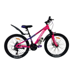 Велосипед CrossBike Aspect 24" 11" Рожевий-Фіолетовий