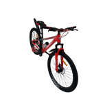 Велосипед CrossBike Aspect 26" 13" Неоновий червоний-Сірий