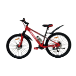 Велосипед CrossBike Aspect 26" 13" Неоновый красный-Серый