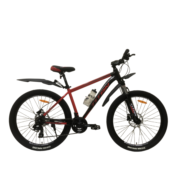 Велосипед Titan Urban 27.5" 17" Чорний-Червоний