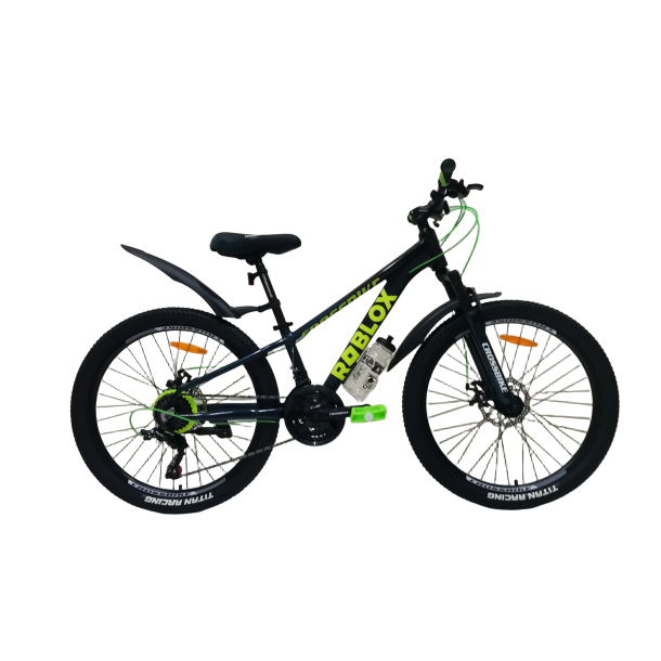 Велосипед CrossBike Roblox 26" 13" Чорний-Зелений