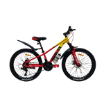 Велосипед CrossBike Roblox 24" 11" Жовтий-Червоний