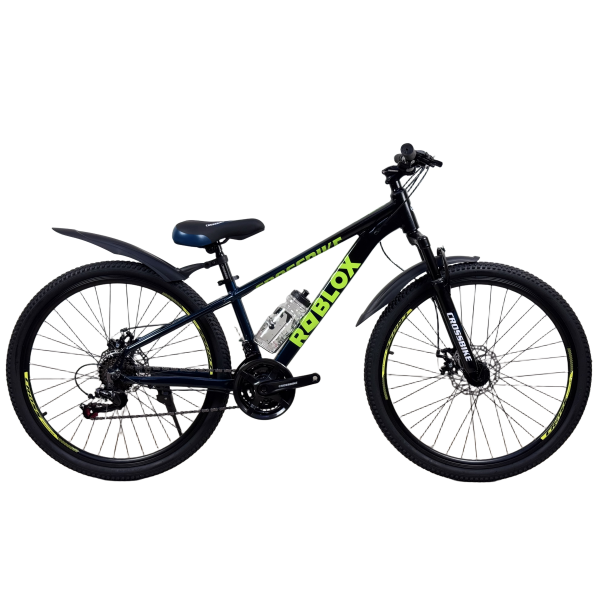 Велосипед CrossBike Roblox 26" 13" Чорний-Зелений